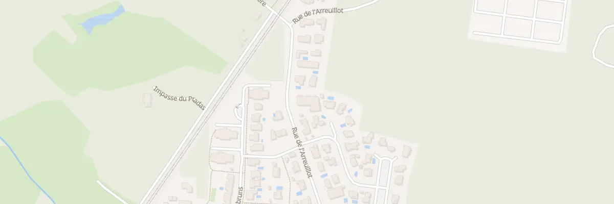 Plan du 852 Rue de l’Arreuillot à Ondres