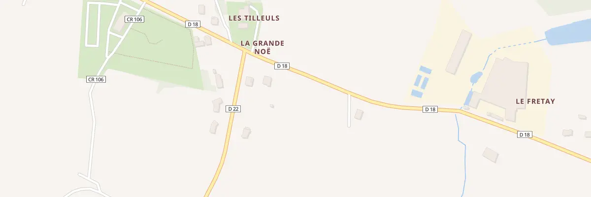 Plan du 16 La Grande Noe à Chauvigné