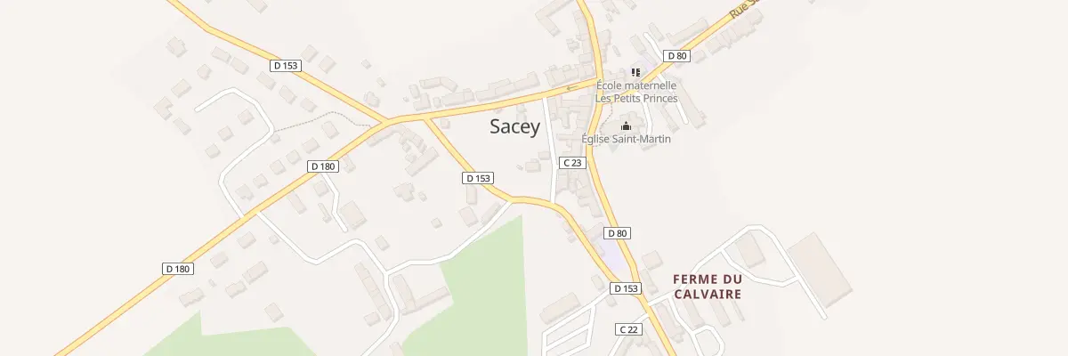 Plan du 2 Rue des Malemains à Sacey