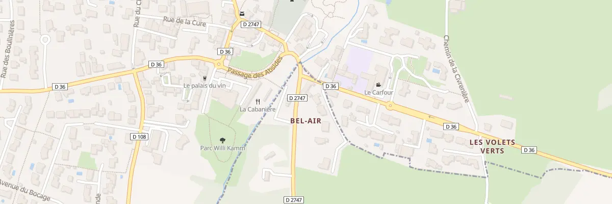 Plan du 5278 Bel Air à La Boissière-des-Landes