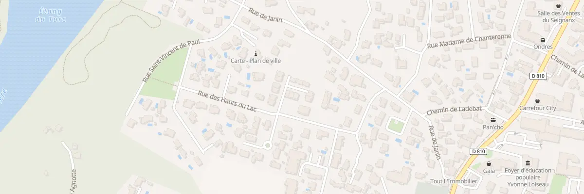 Plan du 10 Imp des Pommiers à Ondres