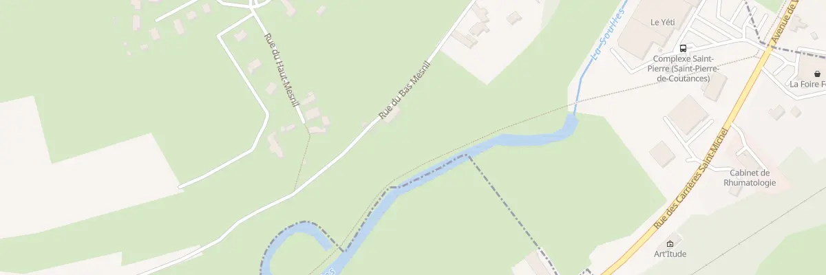 Plan du 33 Rue du Bas Mesnil à Saint-Pierre-de-Coutances