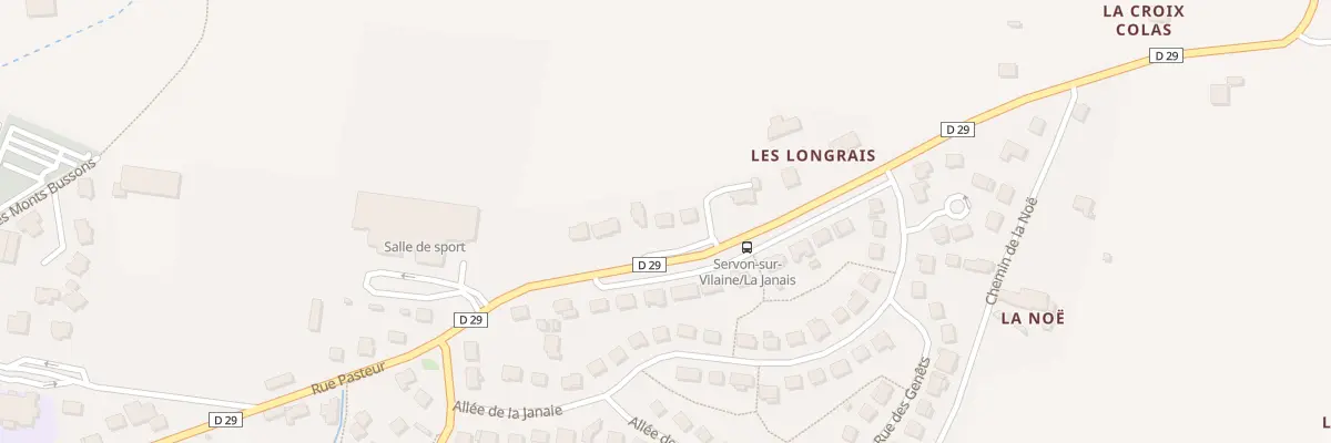 Plan du 37 Rue Pasteur à Servon-sur-Vilaine