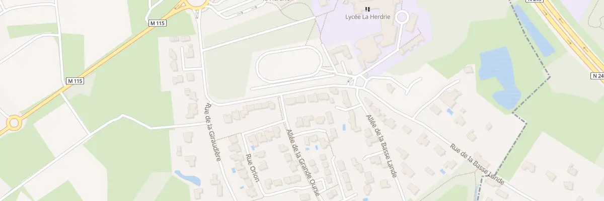 Plan du 68 Rue de la Basse Lande à Basse-Goulaine