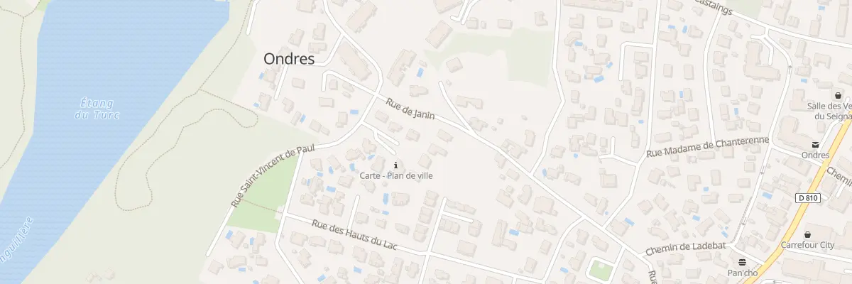 Plan du 437 Rue de Janin à Ondres