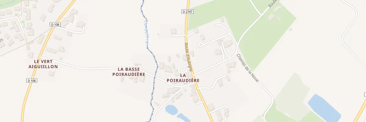 Plan du 5275 La Poiraudiere à La Boissière-des-Landes