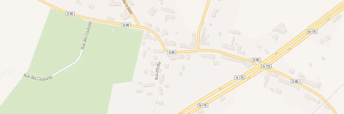 Plan du 21 Rue de la Saint-Côme à Tanis
