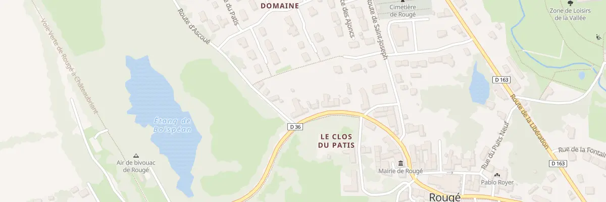 Plan du 16 Rue de la Gare à Rougé