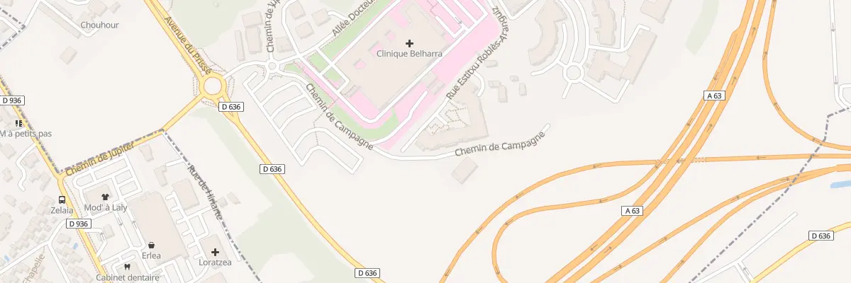 Plan du 10 Rue Estitxu Roblès-Aranguiz à Bayonne