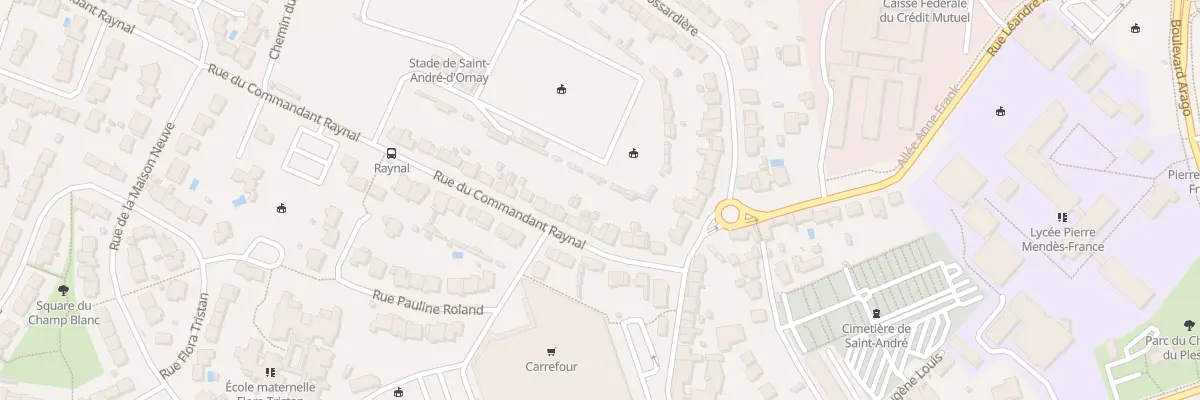 Plan du 18 Rue du Cdt Raynal à La Roche-sur-Yon