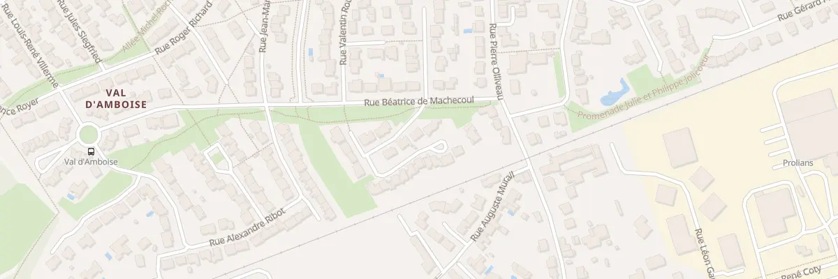 Plan du 7 Imp Anna de Noailles à La Roche-sur-Yon