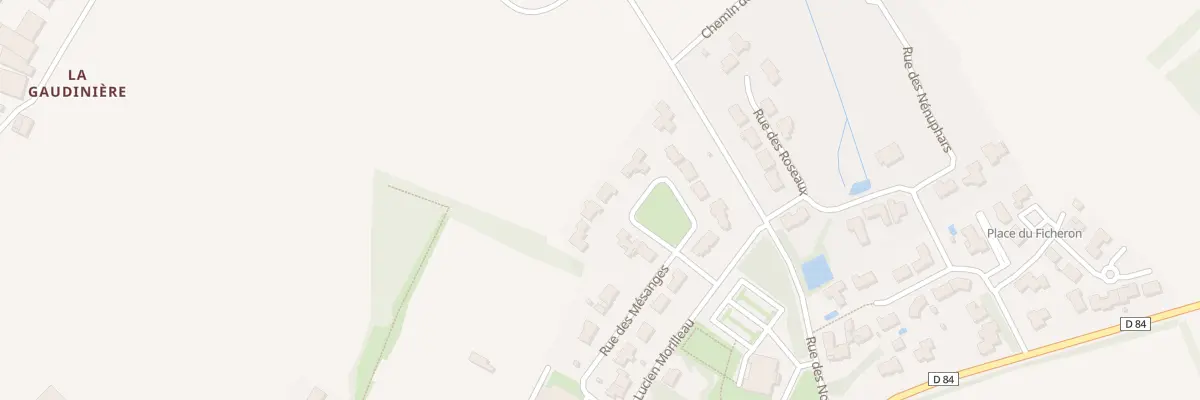 Plan du 13 Rue des mesanges à Montréverd