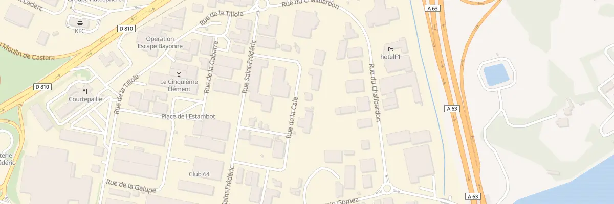 Plan du 24 Rue de la Cale à Bayonne