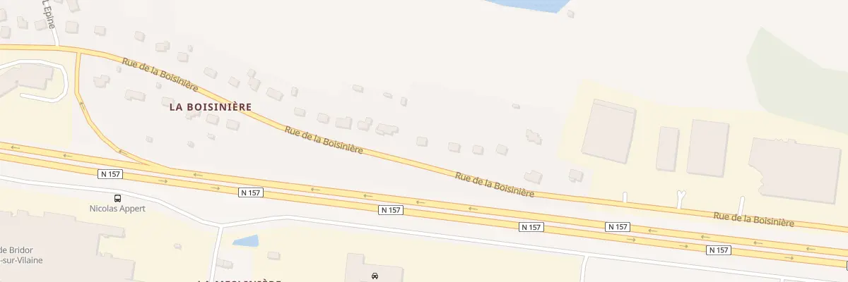 Plan du 27 Rue de la Boisiniere à Servon-sur-Vilaine