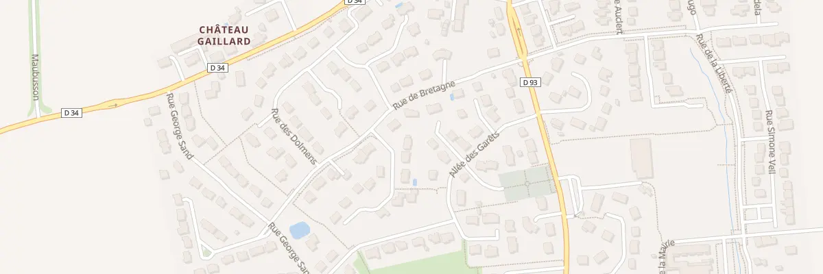 Plan du 1 All d’Armorique à Châteaugiron
