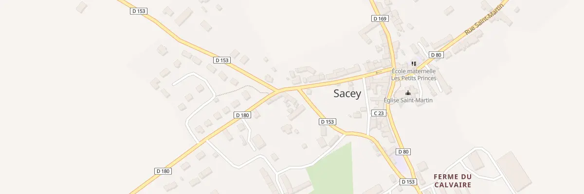 Plan du 13 Rue des Malemains à Sacey