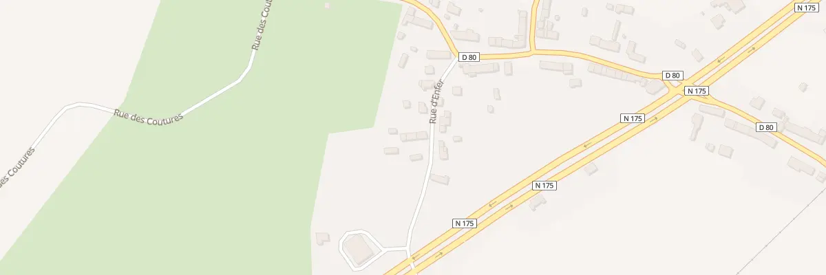 Plan du 10 Rue d’Enfer à Tanis
