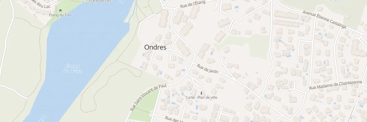 Plan du 557 Rue de Janin à Ondres