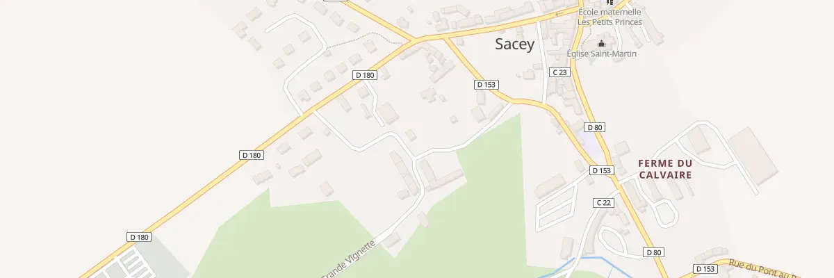Plan du 2 Rue des Lys à Sacey