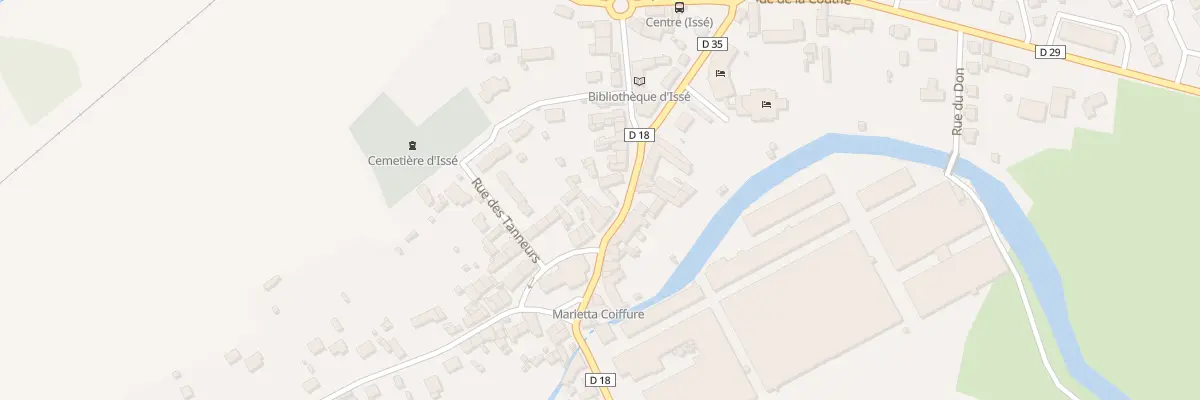 Plan du 3 Grande rue à Issé