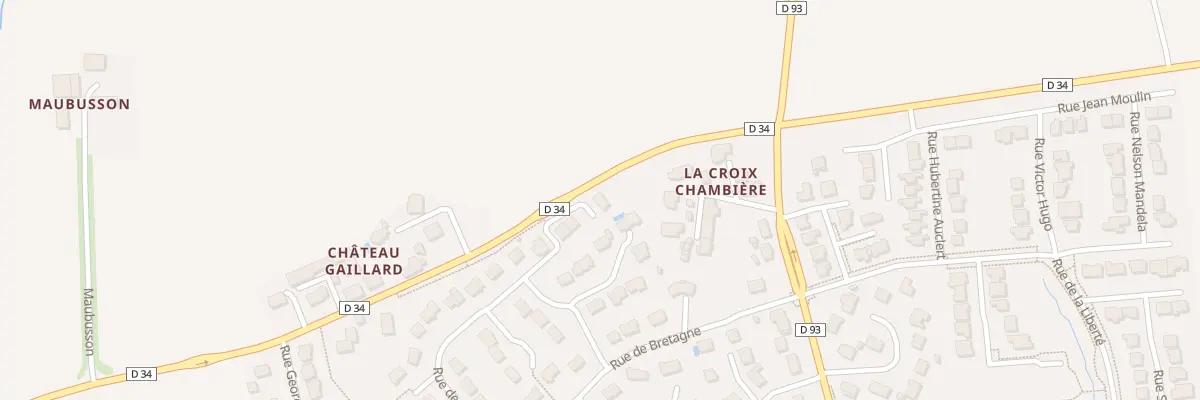 Plan du 9 All des Celtes à Châteaugiron