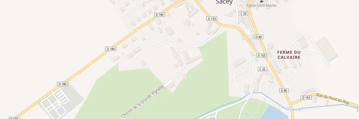 Plan du 6 Rue de la Champrobinerie à Sacey
