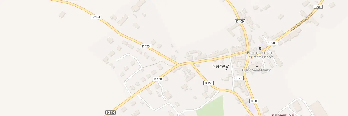 Plan du 2 Rue Bellevue à Sacey