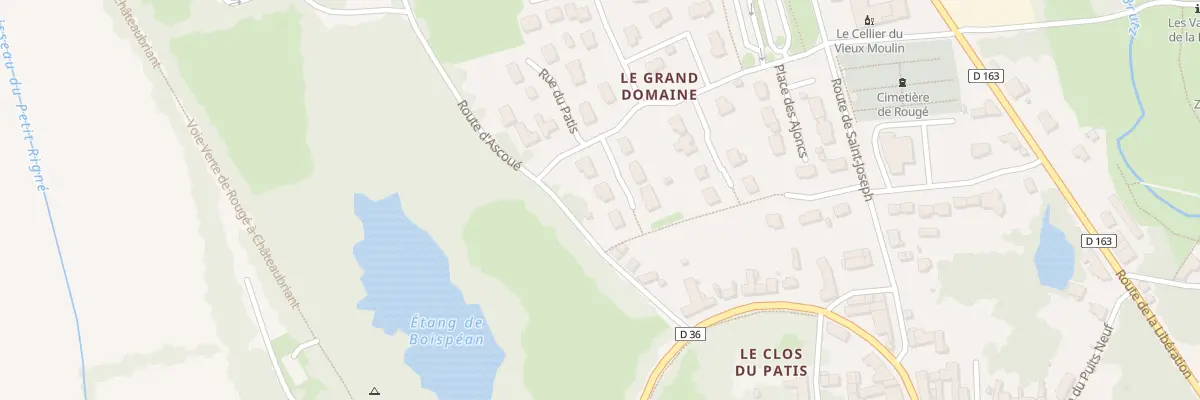 Plan du 7 Rue de l’Oriage à Rougé