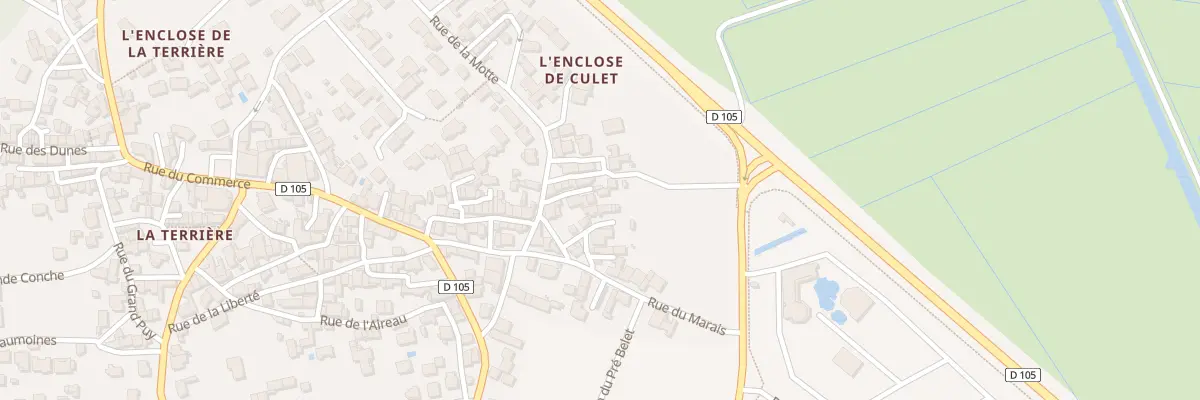 Plan du 6 Rue de la motte à La Tranche-sur-Mer