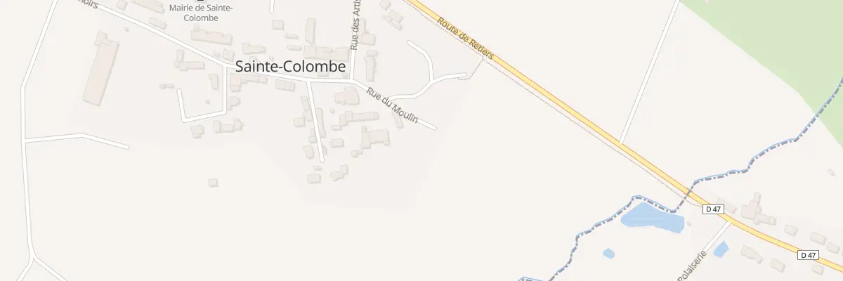 Plan du 4 Rue du Moulin à Sainte-Colombe