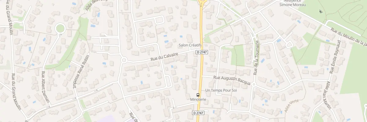 Plan du 1 Rue du Calvaire Aubigny à Aubigny-Les Clouzeaux