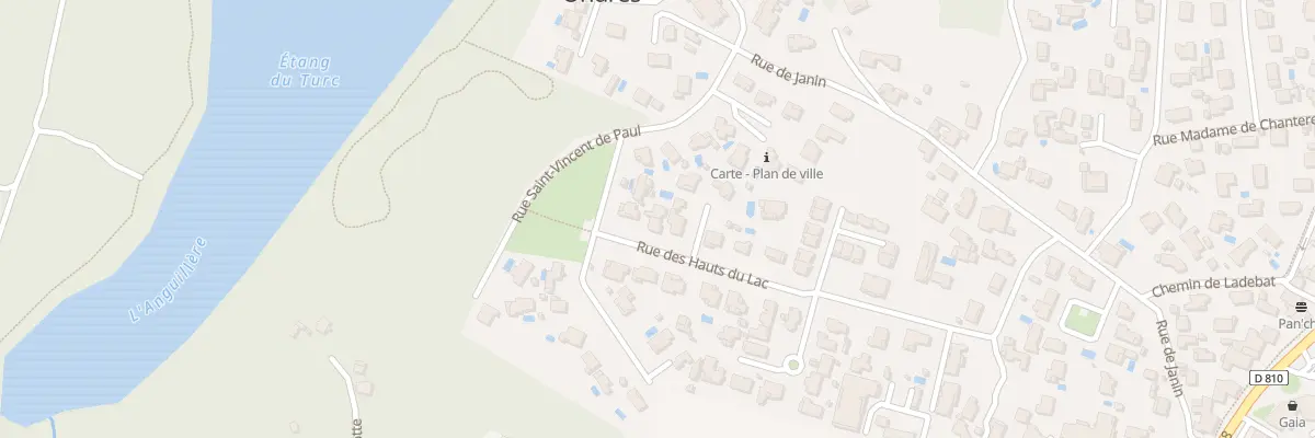 Plan du 33 Lot les Hauts du Lac à Ondres