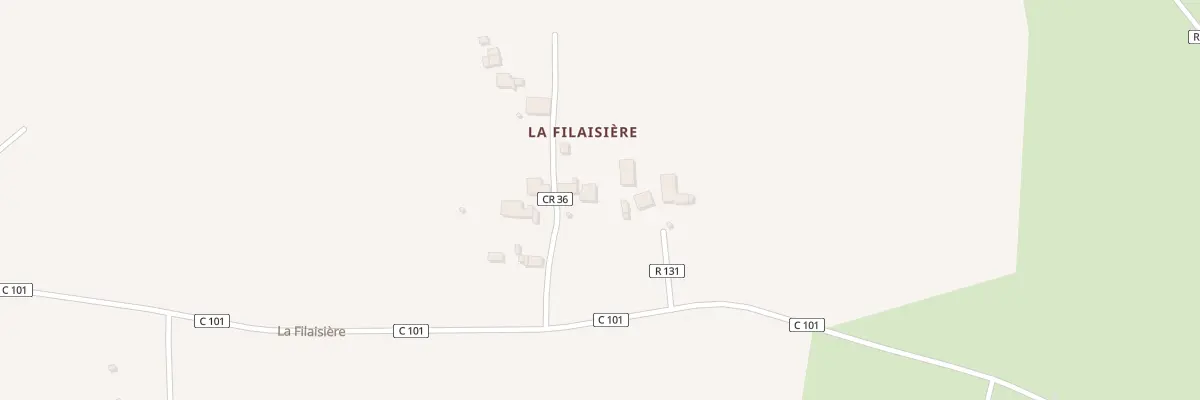 Plan du 2 La Filaisiere à Thourie
