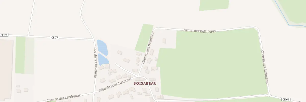 Plan du 66 Che des Bellinières à Petit-Mars