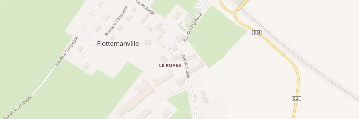 Plan du 584 Rue du Ruage à Flottemanville