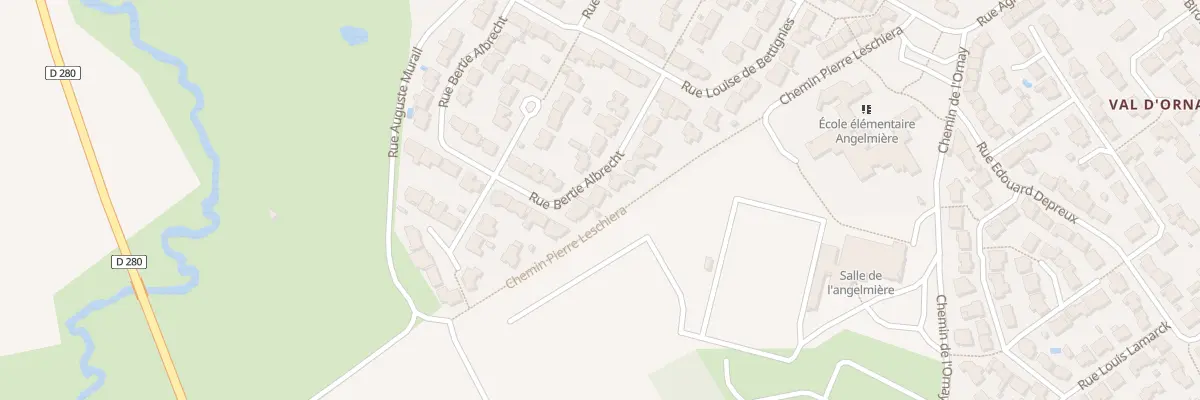 Plan du 54 Rue bertie albrecht à La Roche-sur-Yon