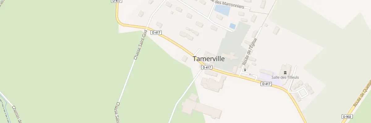Plan du 5 Rte de l’Eglise à Tamerville