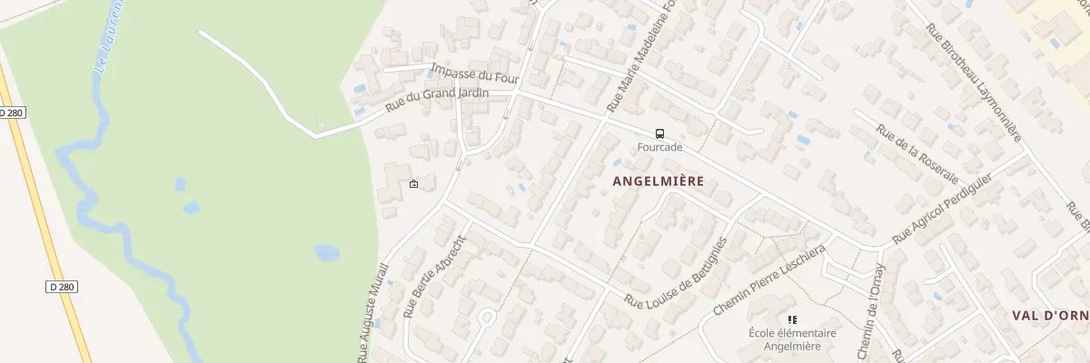 Plan du 16 Rue olympe de gouges à La Roche-sur-Yon