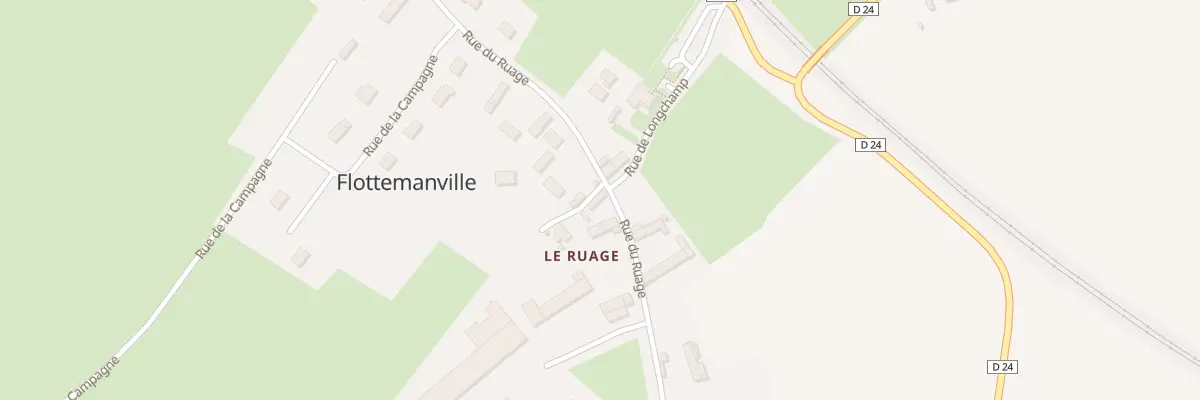 Plan du 568 Rue du Ruage à Flottemanville