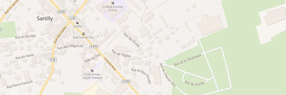 Plan du 3 Rue du Manoir de Sartilly à Sartilly-Baie-Bocage