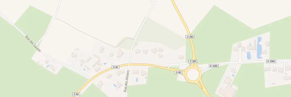 Plan du 3 Rue du pont ravaud à Aubigny-Les Clouzeaux