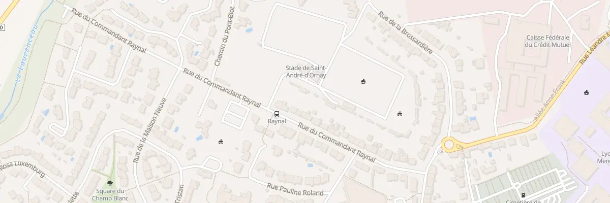Plan du 46 Rue du Cdt Raynal à La Roche-sur-Yon