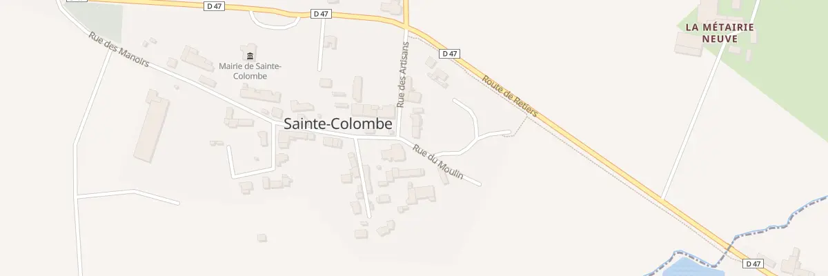 Plan du 2 Rue des Artisans à Sainte-Colombe