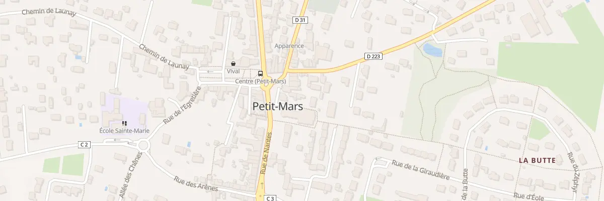 Plan du 1B Pl Saint Pierre à Petit-Mars