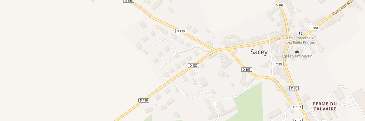 Plan du 30 Rue du Guesclin à Sacey