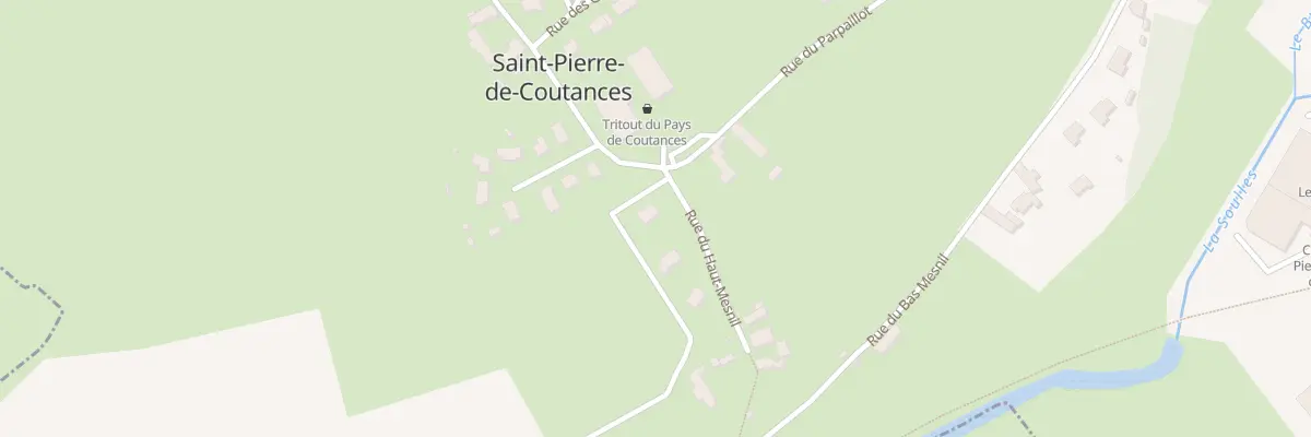Plan du 9 Rue du Haut Mesnil à Saint-Pierre-de-Coutances