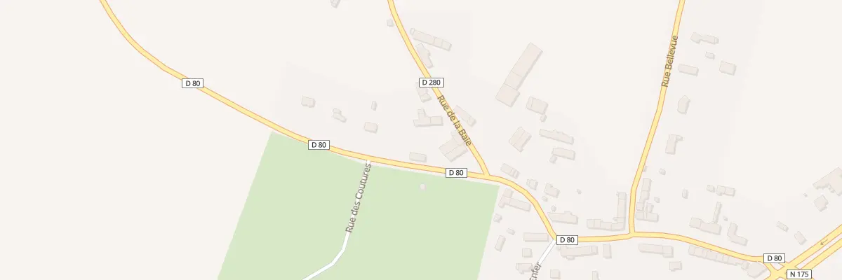 Plan du 38 Rue de la Saint-Côme à Tanis