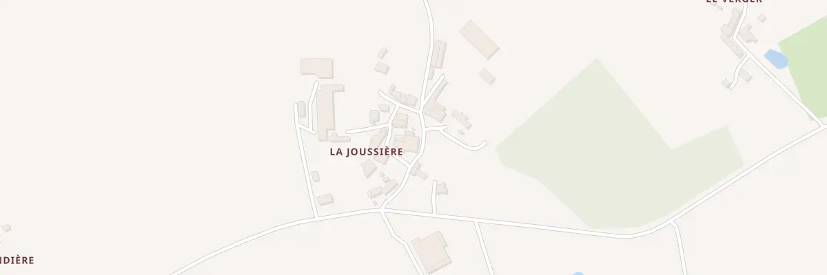 Plan du 3 La Joussiere à La Planche