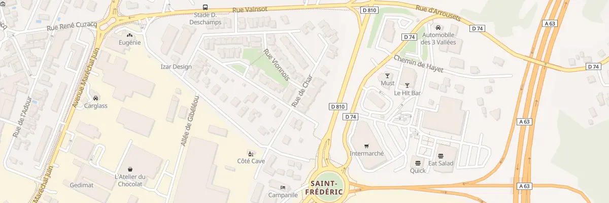 Plan du 19 Rue Vionnois à Bayonne
