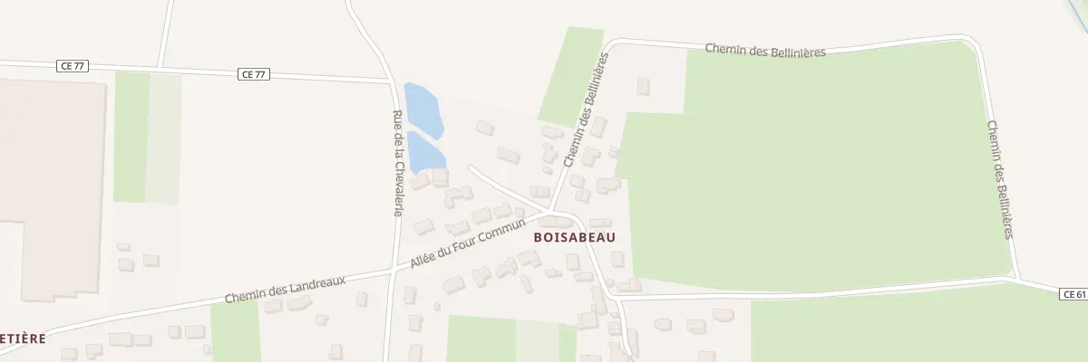 Plan du 3 Pl du Four Commun à Petit-Mars